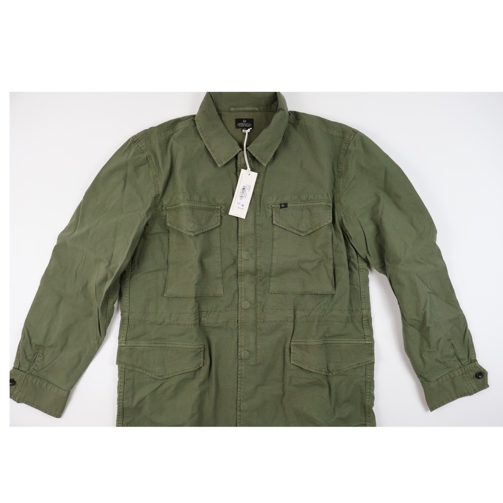 AG Anderson Field Jacket Sulfur Coastal Moss Green Ripstop M NWT 275